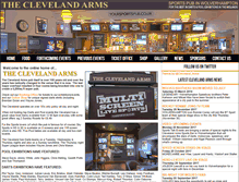 Tablet Screenshot of clevelandarms.com